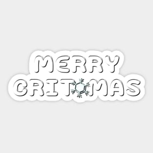 Merry Crit-Mas ( Dungeons and Dragons / DnD Inspired ) Sticker